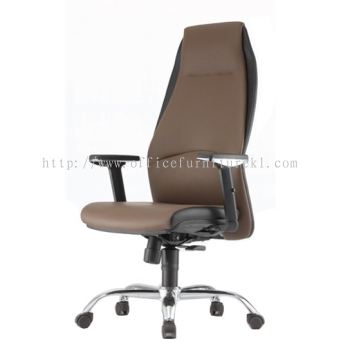 HIGH BACK EXECUTIVE CHAIR | LEATHER OFFICE CHAIR ARA DAMANSARA PJ