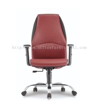 MEDIUM BACK EXECUTIVE CHAIR | LEATHER OFFICE CHAIR UPTOWN PJ SELANGOR