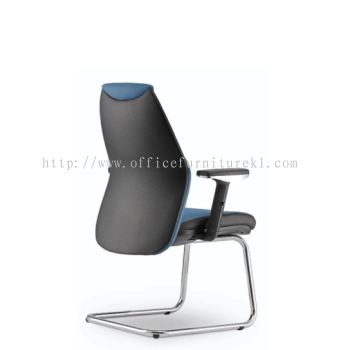 VISITOR EXECUTIVE CHAIR | LEATHER OFFICE CHAIR MUTIARA DAMANSARA PJ