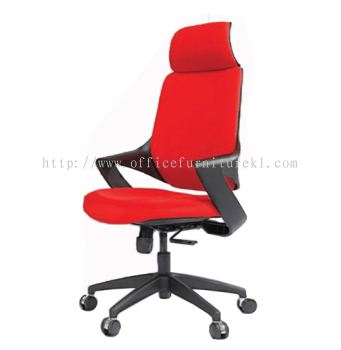 HIGH BACK OFFICE CHAIR | FABRIC OFFICE CHAIR SUNGAI BULOH SELANGOR