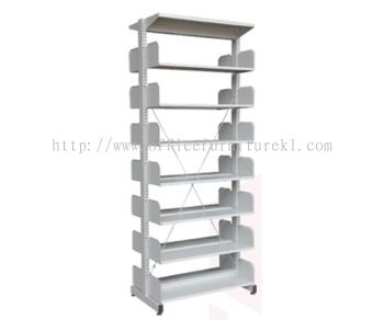 STEEL LIBRARY SHELVING DOUBLE SIDED WITH 7 SHELVING KLANG SELANGOR  