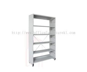 STEEL LIBRARY SHELVING SINGLE SIDED WITH 5 SHELVING CYBERJAYA WP