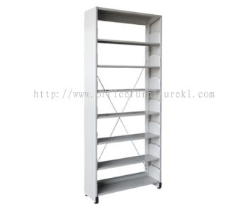 STEEL LIBRARY SHELVING SINGLE SIDED WITH 7 SHELVING SEPANG SELANGOR