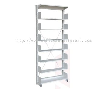 STEEL LIBRARY SHELVING SINGLE SIDED WITH 7 SHELVING BANTING SELANGOR