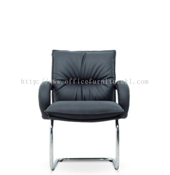 VISITOR EXECUTIVE CHAIR | LEATHER OFFICE CHAIR BUKIT JALIL KL