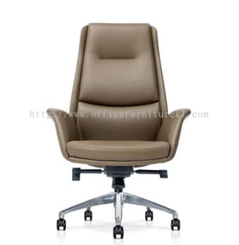 HIGH BACK DIRECTOR CHAIR | LEATHER OFFICE CHAIR SHAHMELIN KL