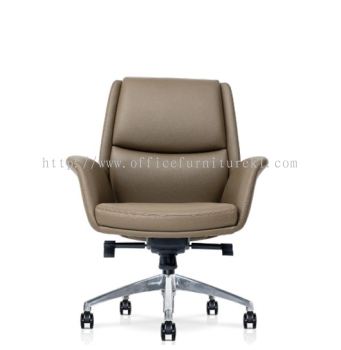 LOW BACK DIRECTOR CHAIR | LEATHER OFFICE CHAIR PANDAN INDAH SELANGOR