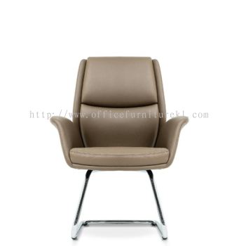 VISITOR DIRECTOR CHAIR | LEATHER OFFICE CHAIR PANDAN PERDANA SELANGOR