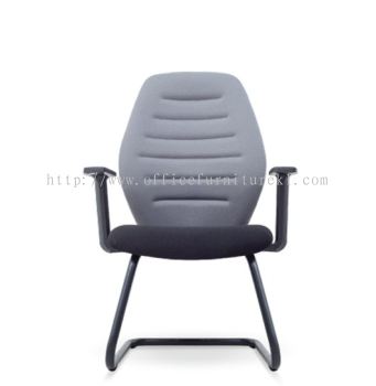 FLANNEL VISITOR STANDARD CHAIR | FABRIC OFFICE CHAIR BANGSAR KL