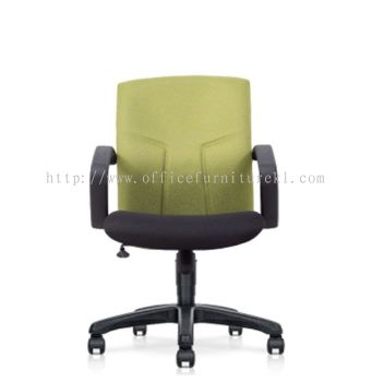 MALLIS LOW BACK STANDARD CHAIR | FABRIC OFFICE CHAIR SETIA ALAM SELANGOR