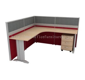 1 PARTITION PEJABAT/STESEN KERJA WORKSTATION 3 - Partition Workstation Kerinchi | Partition Workstation Bangsar South | Partition Workstation Pandan Jaya