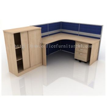 1 PARTITION PEJABAT/STESEN KERJA WORKSTATION 22 -  Partition Workstation Dataran Prima | Partition Workstation Taman Sea | Partition Workstation Bandar Mahkota Cheras