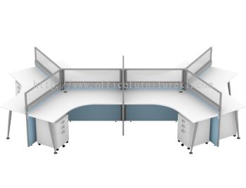 6 PARTITION PEJABAT/STESEN KERJA WORKSTATION 23 - Partition Workstation Sunway Damansara | Partition Workstation Tropicana | Partition Workstation Taman Sri Rampai