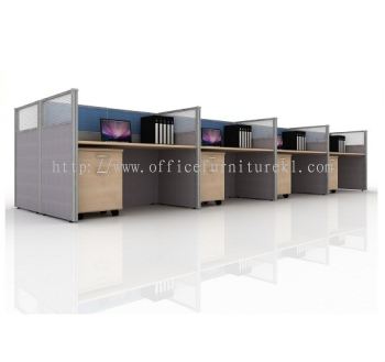 CLUSTER OF 8 OFFICE PARTITION WORKSTATION 8 - Partition Workstation Kelana Jaya | Partition Workstation Kelana Square | Partition Workstation Jalan Ampang