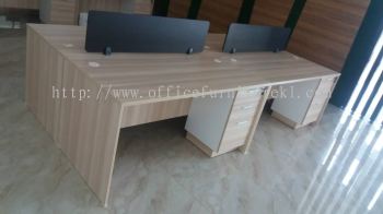 FREE DELIVERY & INSTALLATION WRITING OFFICE TABLE EXT 157 l FIXED OFFICE PEDESTAL 2D1F B-YHP 3 l DESKING OFFICE PANEL l WORKSTATION OFFICE FURNITURE l IOI BUSINESS PARK l PUCHONG l TOP 10 BEST RECOMMEND