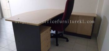 FREE DELIVERY & INSTALLATION EXECUTIVE OFFICE TABLE GMB 180A l SIDE OFFICE CABINET GS 303 l MOBILE OFFICE PEDESTAL 3D GM 3l OFFICE FURNITURE l KLANG l SELANGOR l TOP 10 POPULAR ITEM