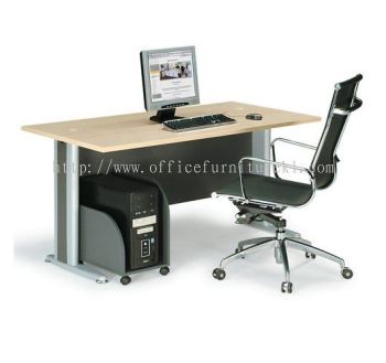 TITUS WRITING OFFICE TABLE / DESK & CPU HOLDER ATT 158 (Color Maple) - writing office table Uep Subang Jaya | writing office table Berjaya Park | writing office table Chan Sow Lin | writing office table New Year Sale