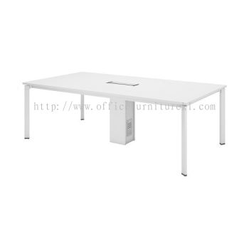 UTHILAH RECTANGULAR CONFERENCE MEETING OFFICE TABLE METAL PYRAMID N-LEG (C/W FLIPPER COVER & POWER TOWER) AUTVB 24 - kl | kota damansara | subang 