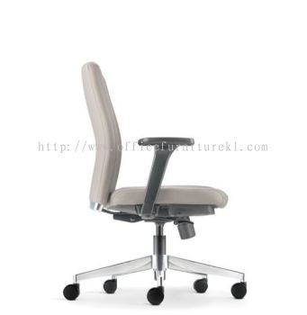 LOW BACK EXECUTIVE CHAIR | LEATHER OFFICE CHAIR NILAI N.SEMBILAN