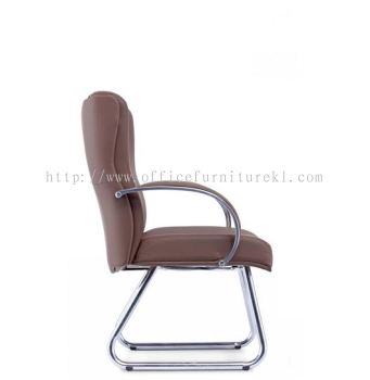 VISITOR DIRECTOR CHAIR | LEATHER OFFICE CHAIR GLENMARIE SELANGOR