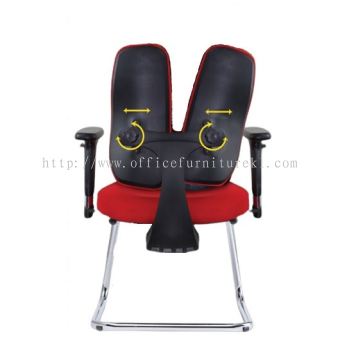 VISITOR EXECUTIVE CHAIR | LEATHER OFFICE CHAIR KUATAN PAHANG