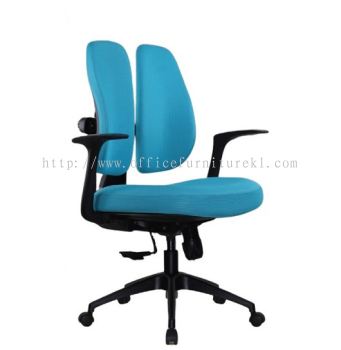 MEDIUM BACK EXECUTIVE CHAIR | LEATHER OFFICE CHAIR KOTA BAHRU KELANTAN