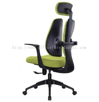 HIGH BACK EXECUTIVE CHAIR | LEATHER OFFICE CHAIR KEMAMAN TERENGGANU