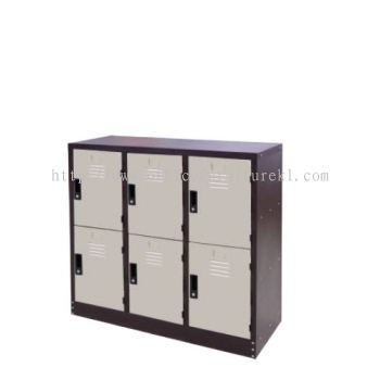 HALF HEIGHT 6 COMPARTMENT STEEL LOCKER SRI HARTAMAS KL