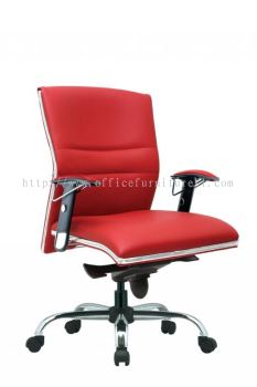 ZOLO LOW BACK DIRECTOR CHAIR | LEATHER OFFICE CHAIR BUKIT RAJA SELANGOR