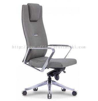 HIGH BACK DIRECTOR CHAIR | LEATHER OFFICE CHAIR PUTRAJAYA WP