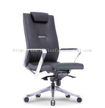 MEDIUM BACK DIRECTOR CHAIR | LEATHER OFFICE CHAIR CYBERJAYA WP