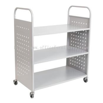 STEEL MOBILE BOOK TROLLEY KEPONG KL