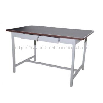 STEEL METAL WRITING DESK WITH DRAWER BALAKONG SELANGOR