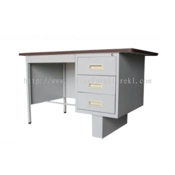 STEEL SINGLE PEDESTAL DESK WITH BOX LEG SUBANG SELANGOR