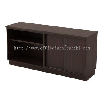 DUAL SIDE CABINET C/W OPEN SHELF + SLIDING DOOR SOLARIS DUTAMAS 