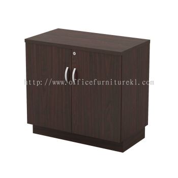 QAMAR WOODEN OFFICE SIDE CABINET SWINGING DOOR CYBERJAYA WP