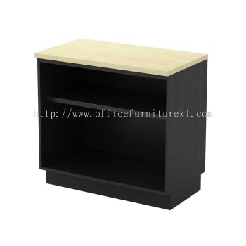 TITUS WOODEN OFFICE SIDE CABINET OPEN SHELF ALOR GAJAH