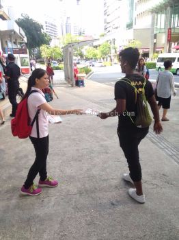 Hand to Hand Flyer Distribution