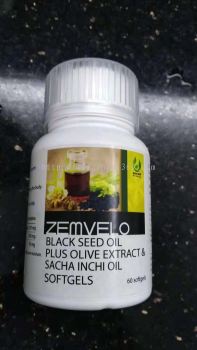 Black Seed Oil Plus Olive Extract & Sacha Inchi Oil Softgel 60 capsules - RM 60