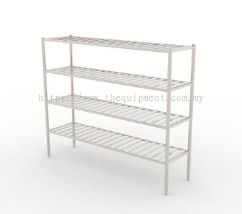 Four Tier Slatted Rack