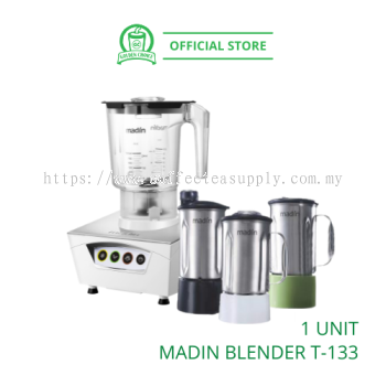 MADIN - T133 5 IN 1 MULTIFUNCTIONAL BLENDER MACHINE 麥登5合1商用搅拌机- Crush Ice | Milk Foam | Tea Extract | Shaker