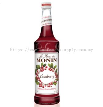 CRANBERRY MONIN SYRUP 0.7L