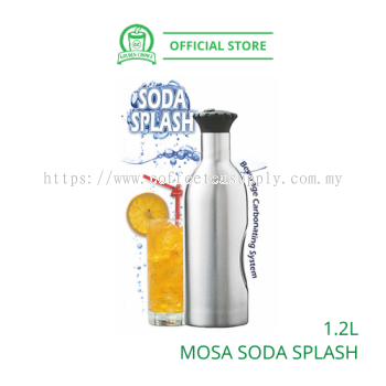MOSA SODA SPLASH 1.2L Stainless Steel ˮ - Sparkling Water | CO2 | Dispenser | Soda Maker