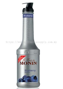 MONIN BLUEBERRY PUREE 1.0L