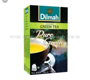 DILMAH PURE GREEN TEA 50G/2G*25TB