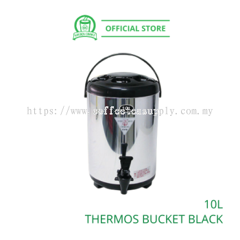 THERMOS BUCKET 10L Black Ͱ - Keep Warm | Container | Water Storage | Store water