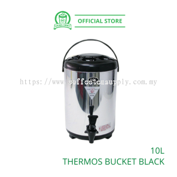 THERMOS BUCKET 10L Black 保温桶 - Keep Warm | Container | Water Storage | Store water