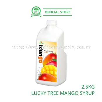 MANGO Concentrate Syrup 2.5kg LUCKY TREE 福树芒果果汁 - Taiwan Import | Fruit Tea | Fruit Juice