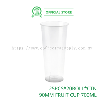 90mm FRUIT CUP Transparent 700ml 22oz עܱ - ˮ豭 |  | Takeaway | Fruit Tea | Bubble Tea | Injection