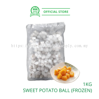 SWEET POTATO BALL 1KG عԲ - Frozen | Kakigori | Topping | Garnish